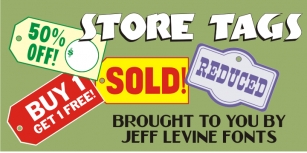 Store Tags JNL Font Download