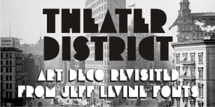 Theater District JNL Font Download