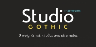 Studio Gothic Font Download