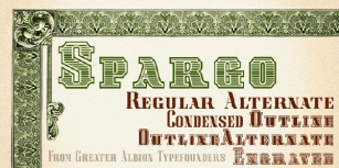 Spargo Font Download