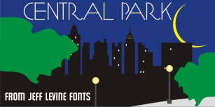 Central Park JNL Font Download