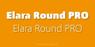 Elara Round PRO Font Download