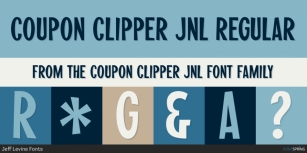 Coupon Clipper JNL Font Download