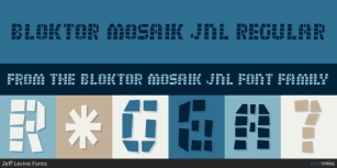 Bloktor Mosaik JNL Font Download