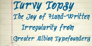TurvyTopsy Font Download