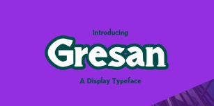 Gresan Font Download