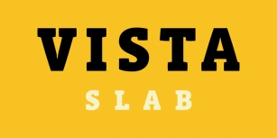 Vista Slab Font Download