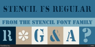 Stencil Font Download