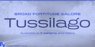 Tussilago Font Download