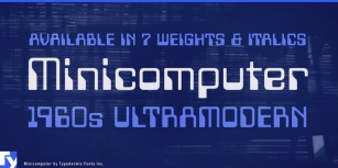 Minicomputer Font Download