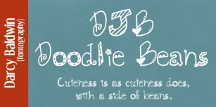 DJB Doodlie Beans Font Download