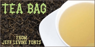 Tea Bag JNL Font Download