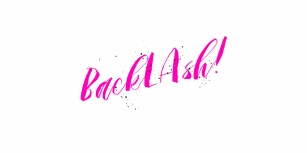 Backlash Font Download