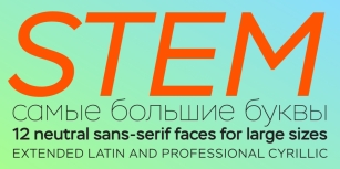 Stem Font Download