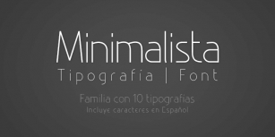 Minimalista Font Download
