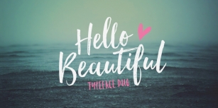 Hello Beautiful Font Download