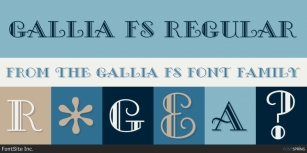Gallia FS Font Download