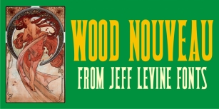 Wood Nouveau JNL Font Download
