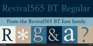 Revival565 BT Font Download