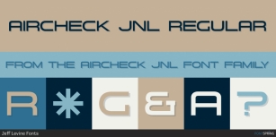 Aircheck JNL Font Download