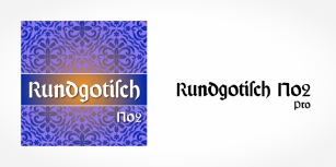 Rundgotisch No2 Pro Font Download