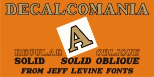 Decalcomania JNL Font Download