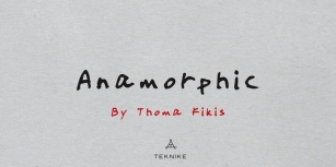 Anamorphic Font Download