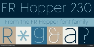 FR Hopper Font Download