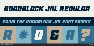 Roadblock JNL Font Download