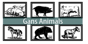 Gans Animals Font Download