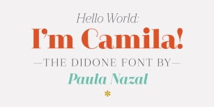 Camila Font Download