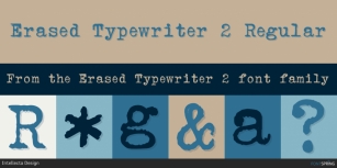 Erased Typewriter 2 Font Download