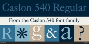 Caslon 540 Font Download