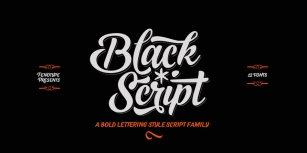 Black Script Font Download