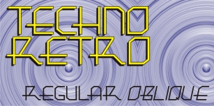 Techno Retro JNL Font Download