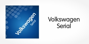 Volkswagen Serial Font Download