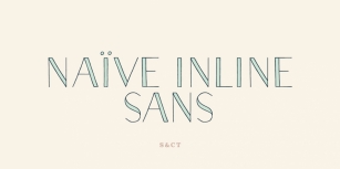 Naive Inline Sans Font Download