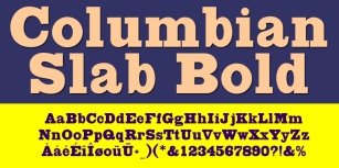Columbian Slab Font Download