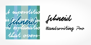 Schneid Handwriting Pro Font Download
