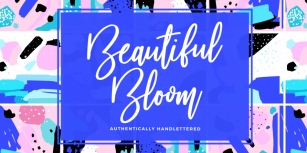 Beautiful Bloom Font Download