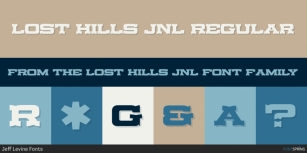 Lost Hills JNL Font Download