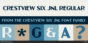 Crestview Six JNL Font Download
