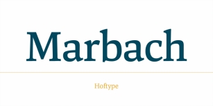 Marbach Font Download