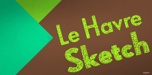 Le Havre Sketch Font Download