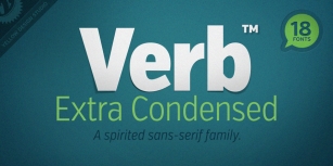 Verb Extra Condensed Font Download