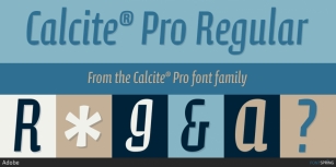 Calcite Pro Font Download