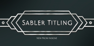 Sabler Titling Condensed Font Download