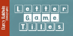 DJB Letter Game Tiles Font Download