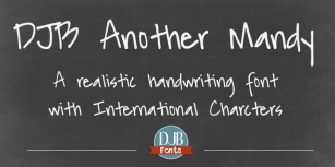 DJB Another Mandy Font Download