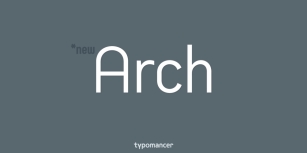 Arch Font Download